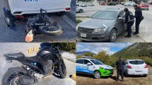 Imagen de Recuperaron dos motos y un auto robado tras operativos en Bariloche: hallaron un arma y cocaína
