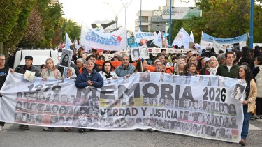 A 50 años del golpe, una multitud marchó en Roca por Memoria, Verdad y Justicia