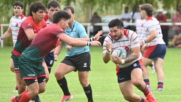 Roca RC reaccionó a tiempo y a puro try le ganó a Portugués en el debut