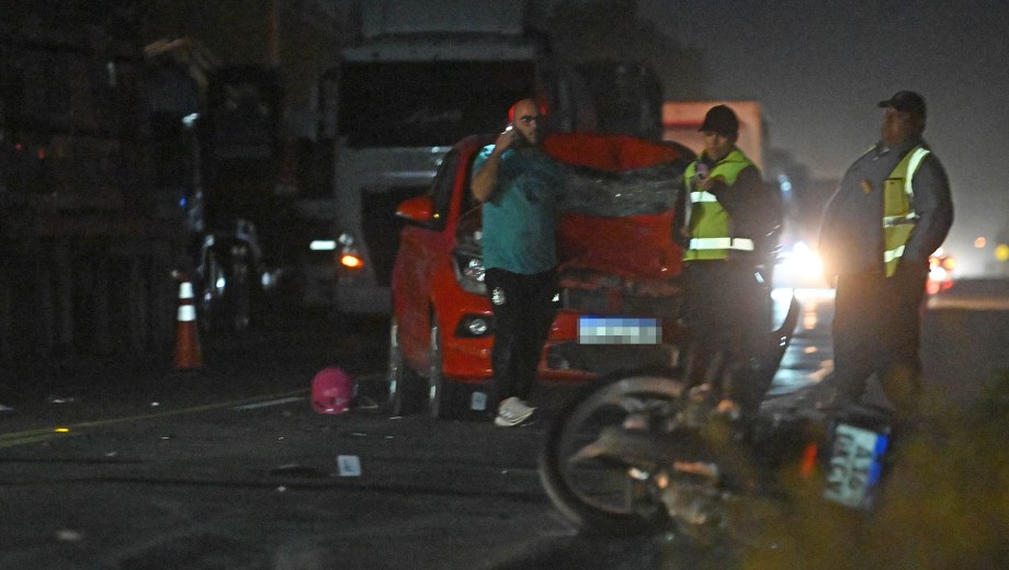 Grave choque en la Ruta 22. Foto: Andrés Maripe