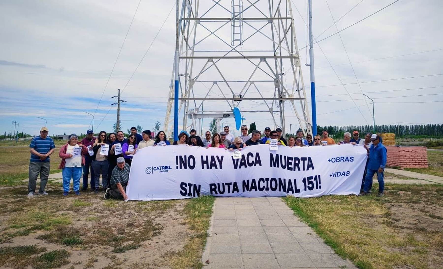 Catriel insiste por obras en la Ruta 151, a ocho meses del choque en el ...