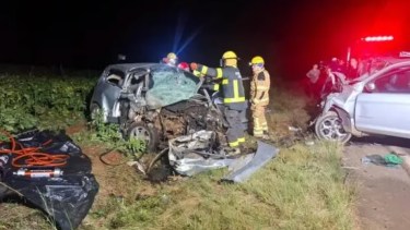 Tres jóvenes argentinos murieron en un choque frontal en una ruta del sur de Brasil