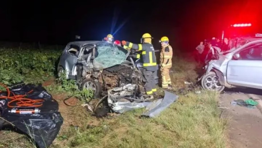 Los autos involucrados en el choque. (Foto: gentileza Primera Edición).

