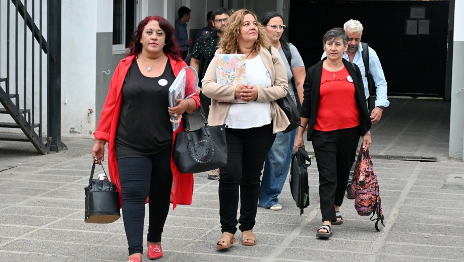 La conducción de la Unter ingresa a Trabajo para participar de una paritaria. Espera un nuevo llamado. Foto Archivo.