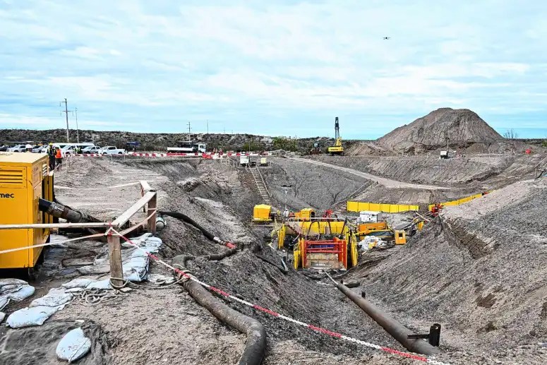 El cruce del río se realizó con la tecnología Perforación Horizontal Dirigida (HDD). Foto: Juan Thomes.