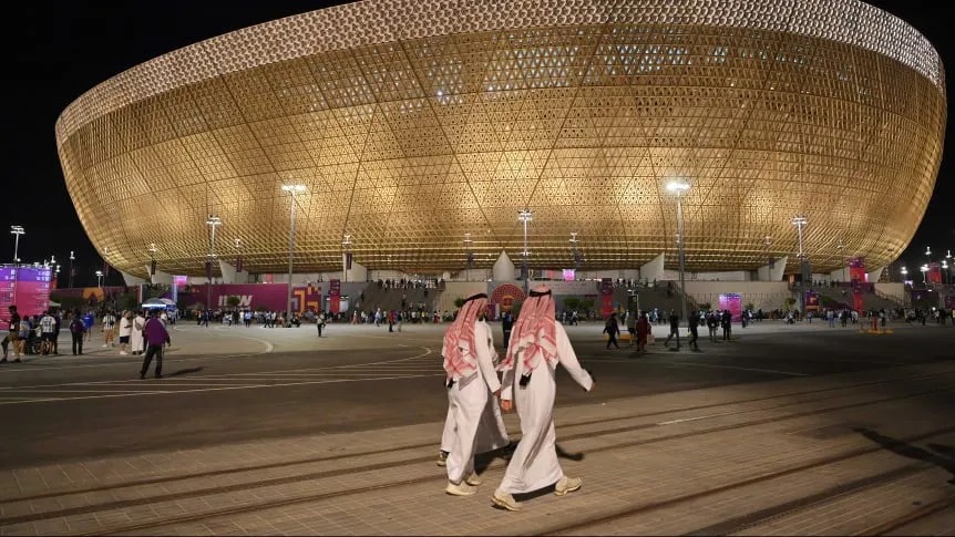 El Estadio Lusail de Qatar, la sede de la Finalissima entre Argentina y España.