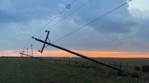 Imagen de Viedma afectada por la tormenta: Edersa desplegó cuadrillas para restablecer el servicio eléctrico
