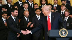 Messi y Trump en la Casa Blanca: los detalles del encuentro junto al plantel del Inter Miami