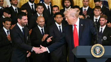 Messi y Trump en la Casa Blanca: los detalles del encuentro junto al plantel del Inter Miami