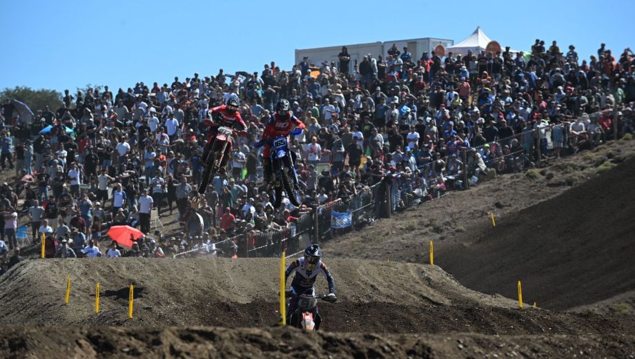 El Mundial de Motocross se vive a pleno en Bariloche. (Foto: Alfredo Leiva)
