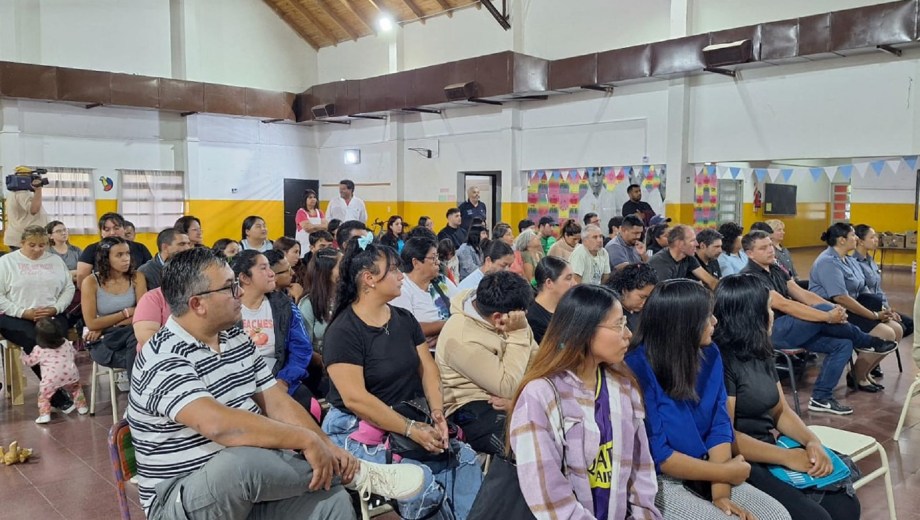 Nueva oferta educativa en San Javier. Foto: gentileza Gobierno de Río Negro.