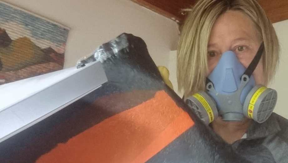 Silvia se sintió interpelada al radicarse en La Angostura. Foto: gentileza