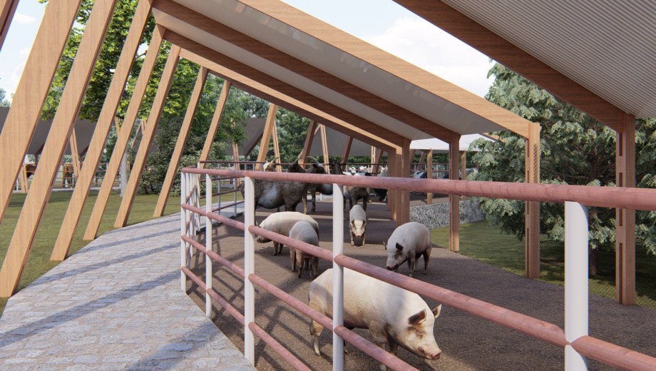 La granja está ubicada en el oeste de Bariloche. Foto: gentileza