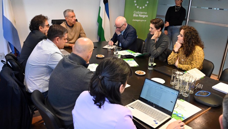 Río Negro presentó al BID su plan para ampliar el riego y la producción. Foto: Marcelo Ochoa.