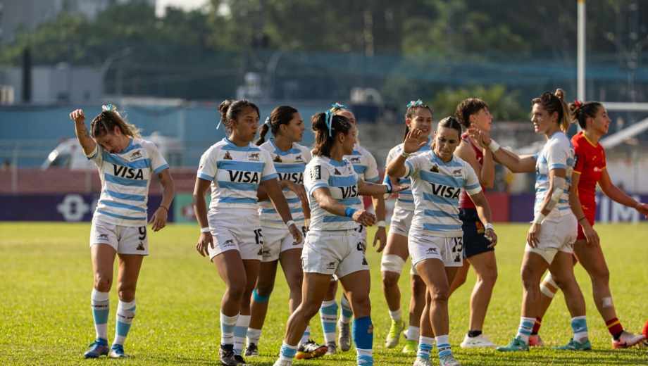 Las Yaguaretés clasificaron al SVNS Championship. (Foto: prensa UAR) 