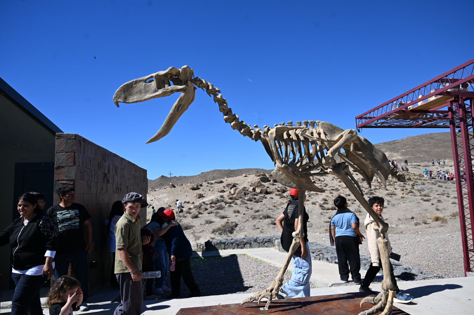 Se inauguró el Paleoparque Comallo impulsado por quien descubrió el «ave de terror» a los 11 años