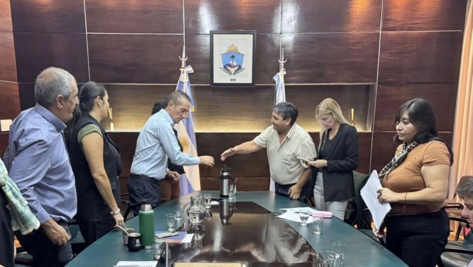 La reunión se organizó esta mañana. Foto: gentileza. 