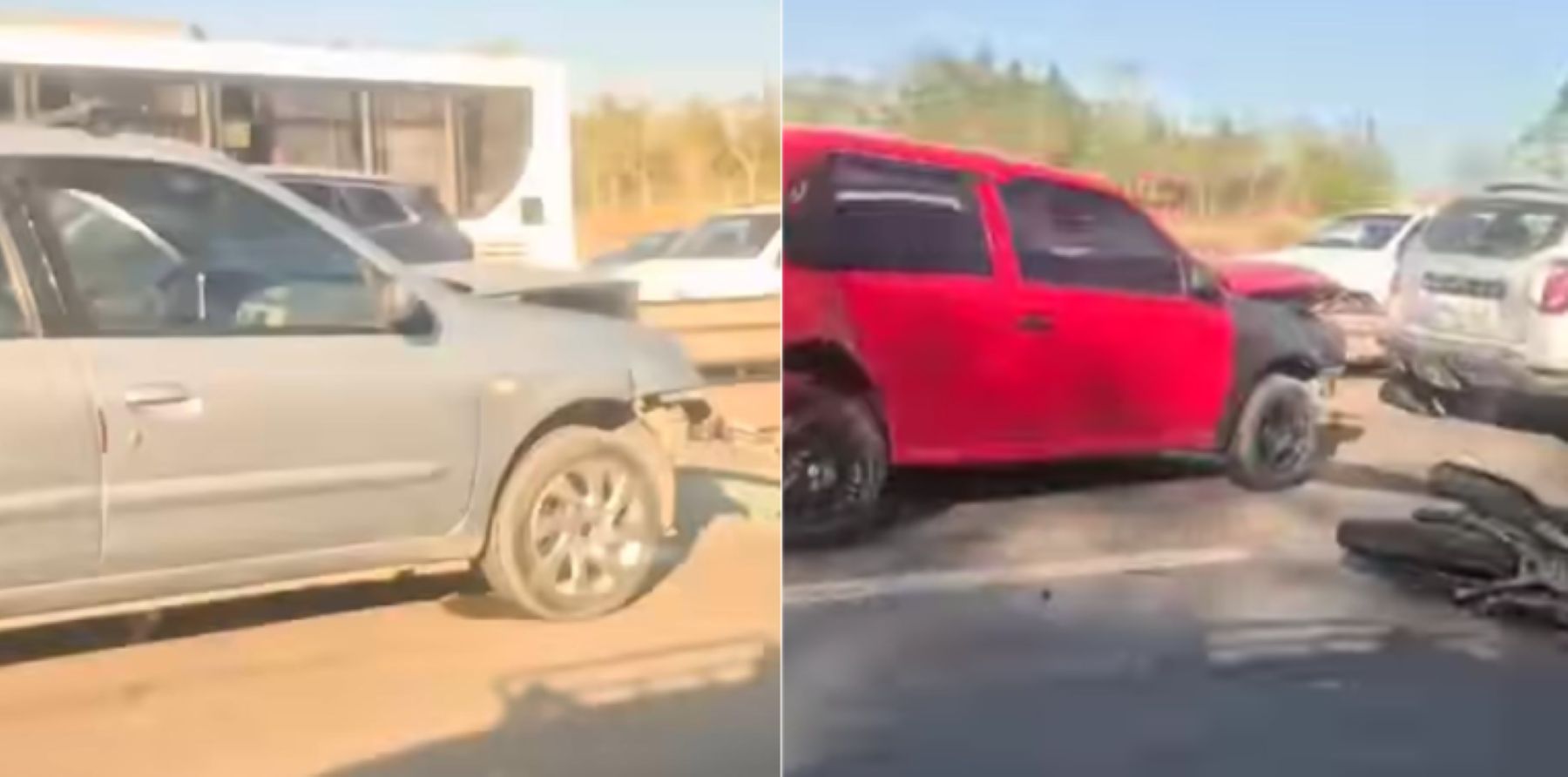 Dos accidentes en cadena en la Ruta 7 causaron caos de tránsito entre ...