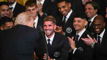 El increíble elogio de Donald Trump para Rodrigo De Paul en la visita del Inter Miami a la Casa Blanca