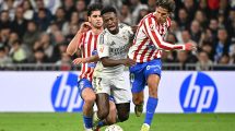 Imagen de Los picantes cruces entre Vinícius y los Simeone en el clásico entre Real Madrid y el Atleti