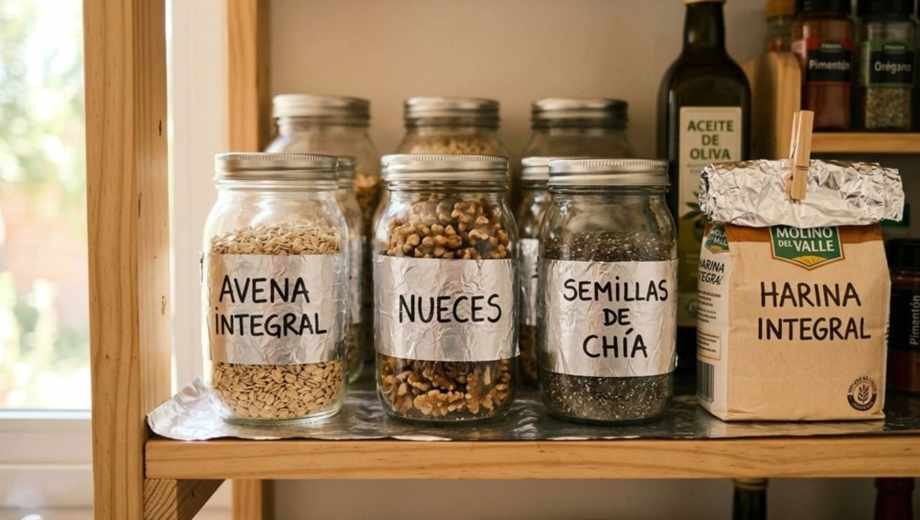 El truco del papel de aluminio para blindar tu alacena: cómo conservar alimentos saludables por más tiempo.-