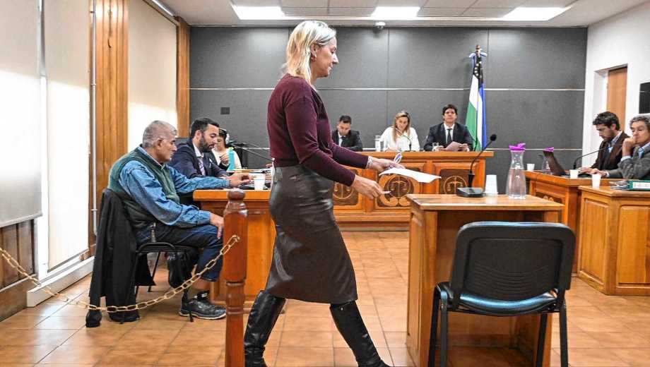 La exintendenta de Bariloche, la peronista María Eugenia Martini, declaró este jueves ante el tribunal que la juzga. (foto Alfredo Leiva)