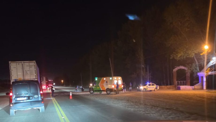 Grave choque sobre Ruta 22. Foto gentileza