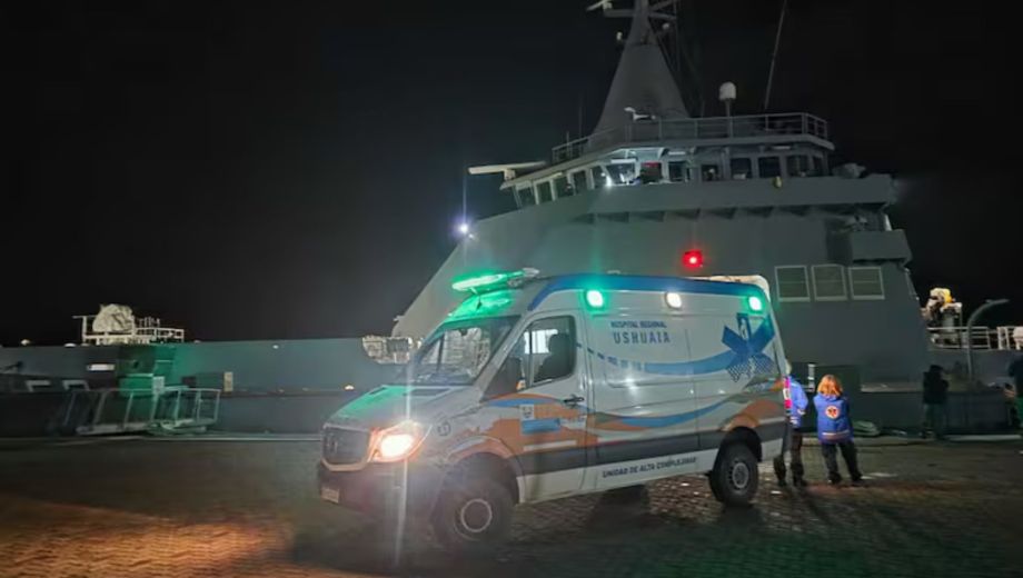 Murió un turista en un crucero. 