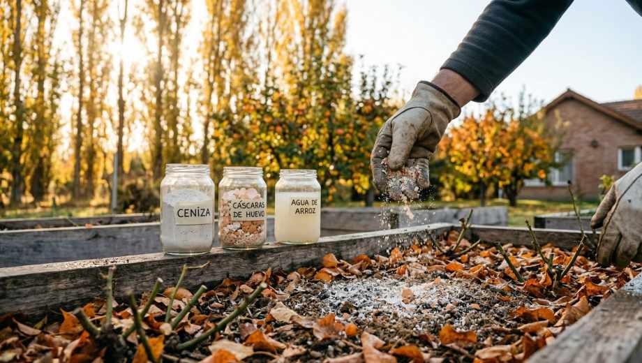 3 fertilizantes naturales para fortalecer tu jardín antes del frío.-