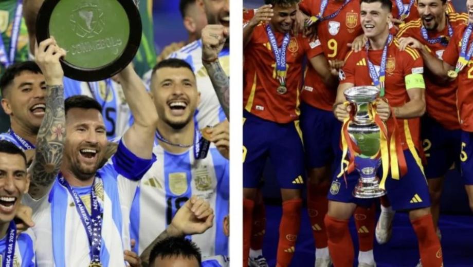 La Finalissima iba a disputarse entre Argentina y España. Foto: Archivo. 