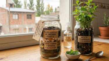 Huerta en frascos residuo cero: el método para crear tu propio sustrato y abono casero