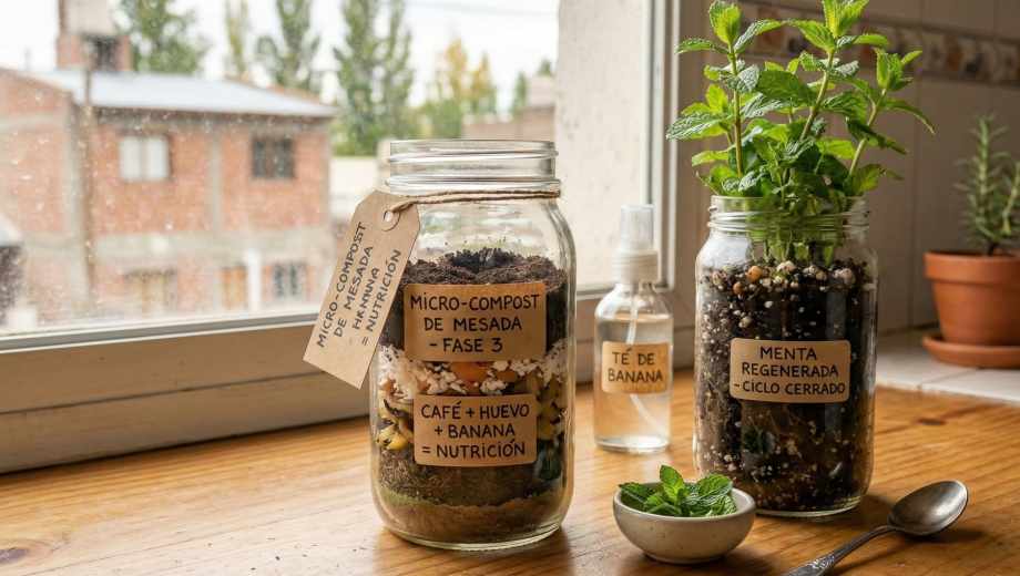 Huerta en frascos residuo cero: el método para crear tu propio sustrato y abono casero.-