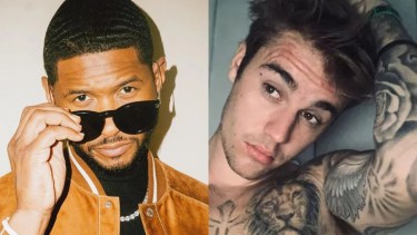 Justin Bieber y Usher, a los gritos en una fiesta post Oscar: qué pasó