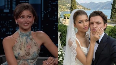 Zendaya habló de los rumores de casamiento con Tom Holland y sorprendió con una revelación sobre fotos falsas