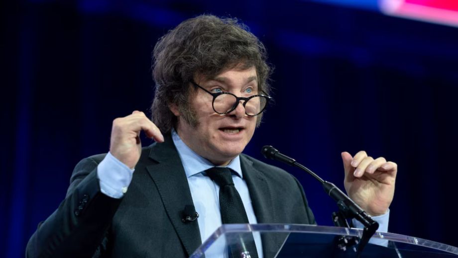 Javier Milei en la apertura de Argentina Week