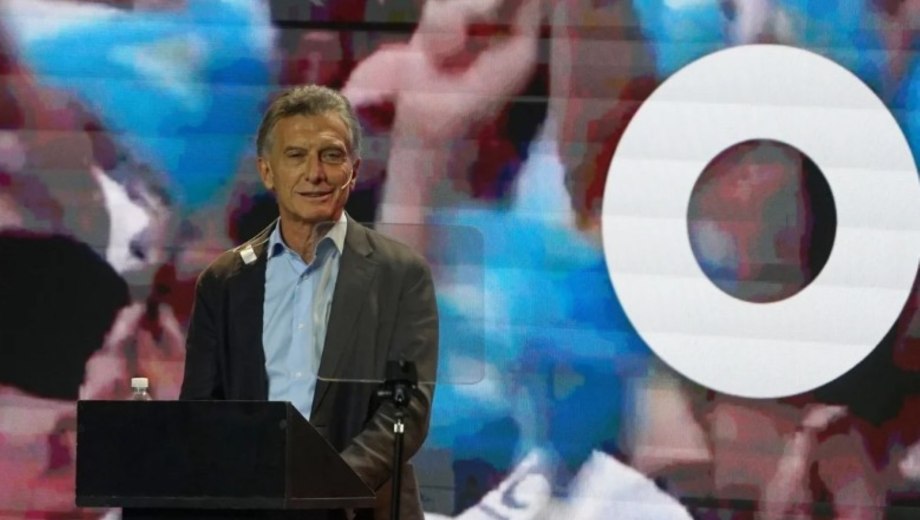 Mauricio Macri en el acto  del PRO. Foto: NA. 