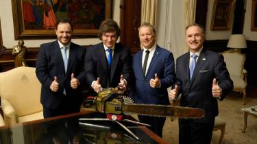 Javier Milei ratificó su vínculo con Donal Trump con un encuentro con Peter Lamelas y el senador Rand Paul