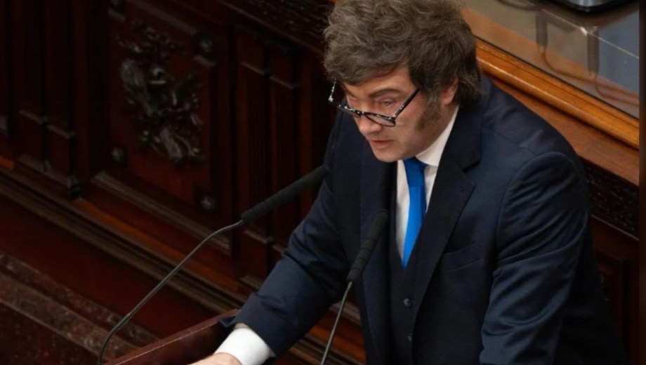 Javier Milei tuvo una cena con legisladores luego de la apertura de sesiones ordinarias. Foto: Gentileza NA. 