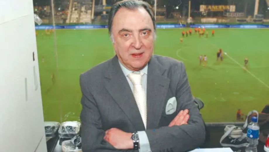 Marcelo Araujo tenía 78 años. Fue "el" relator de Fútbol de Primera durante dos décadas. (Archivo)