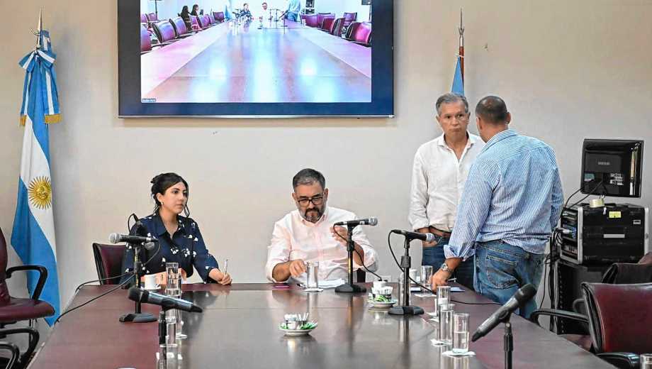 La comisión de Energía de la Legislatura. Foto: Florencia Salto.