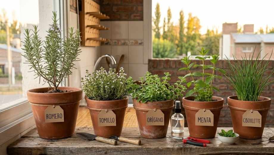 El herbario en casa: 5 aromáticas "todoterreno" para cultivar en maceta todo el año.-