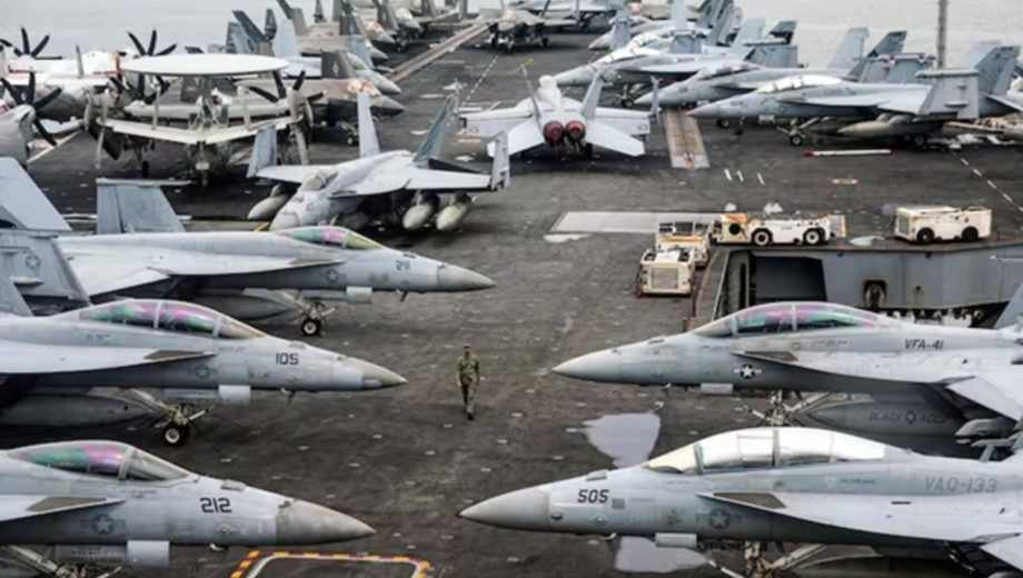 El Pentágono negó el ataque contra el portaviones de parte de Irán.-
