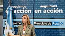 Imagen de María Emilia Soria en la Apertura de sesiones en Roca: críticas a Nación y enfatizó en sus reclamos por obras públicas