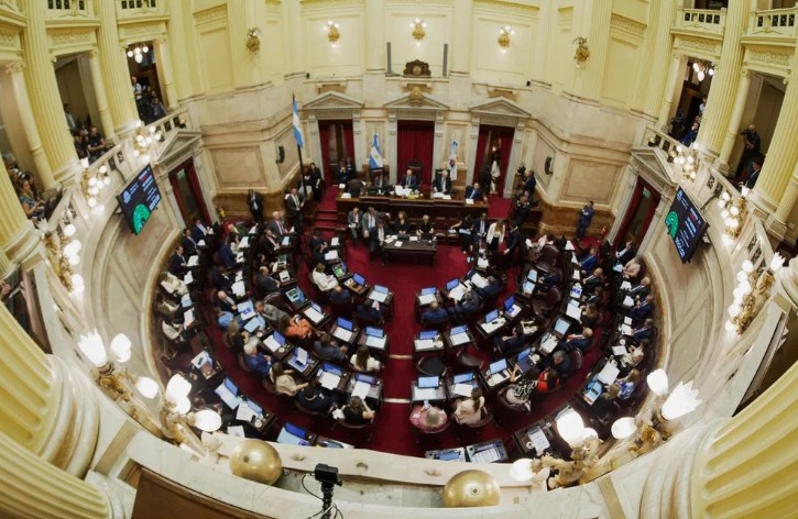 El Senado define su agenda legislativa. Foto: NA. 