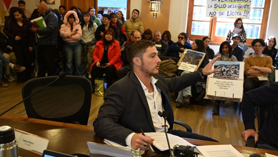 El concejal de Bariloche Facundo Blanco Villalba (Primero Río Negro) impulsó el proyecto que buscaba que los funcionarios se realicen un narcotest. Foto: Chino Leiva