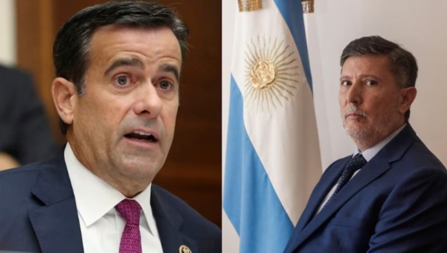 John Ratcliffe y Cristian Auguadra, titulares de la CIA y la SIDE. Foto: Gentileza Infobae