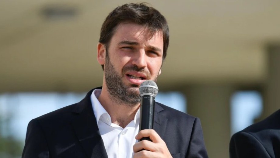 El gobernador de Chubut, Ignacio Torres, sobre el viaje en Estados Unidos. Foto: Gentileza NA. 