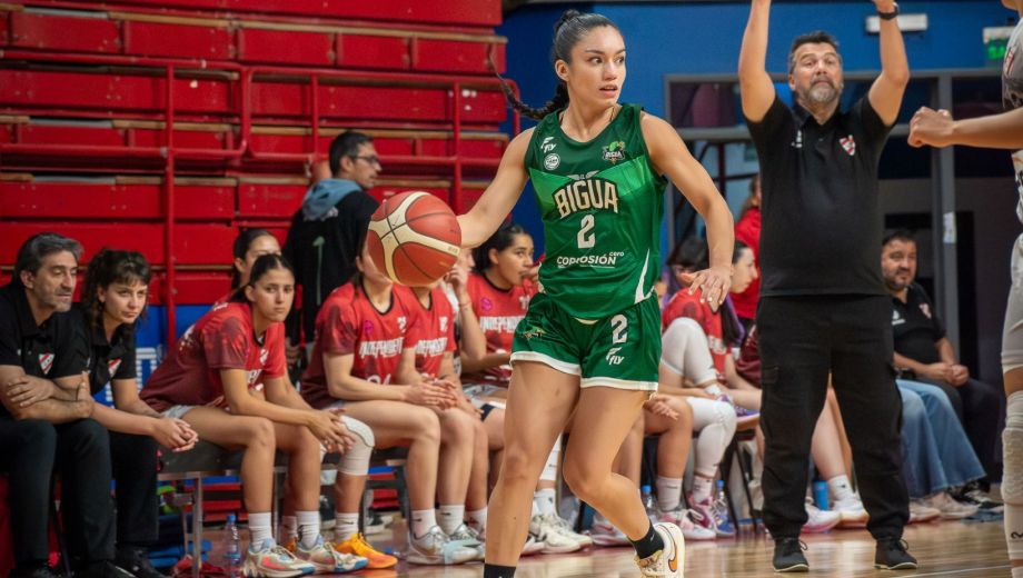 Campos fue la mejor de la cancha, con 20 puntos y cuatro triples vitales. (Prensa Biguá=