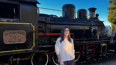 La Sole en La Trochita: así fue el emotivo viaje en el tren más icónico de la Patagonia