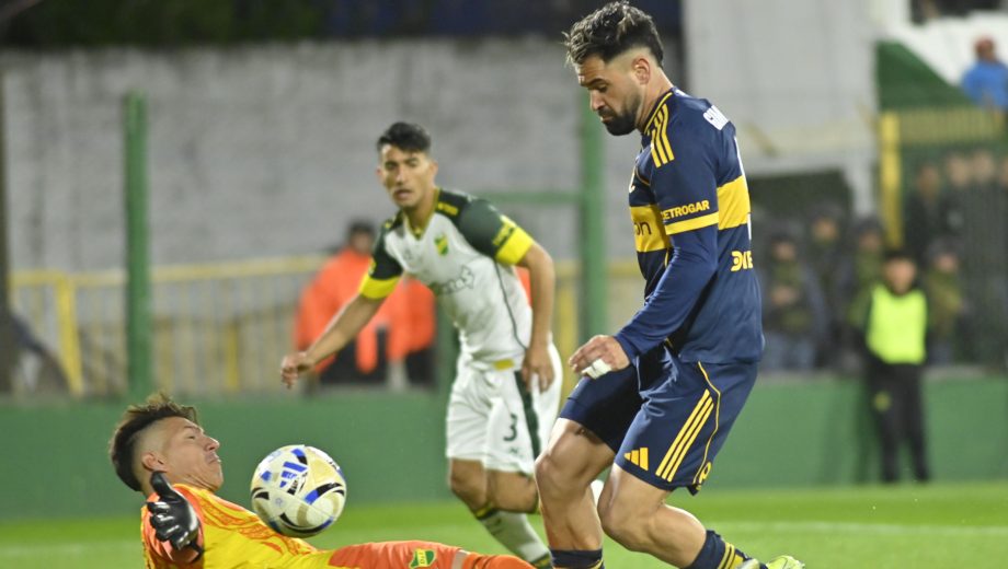 Milton Giménez será titular ante Defensa y Justicia.
(Foto: FOTOBAIRES)
